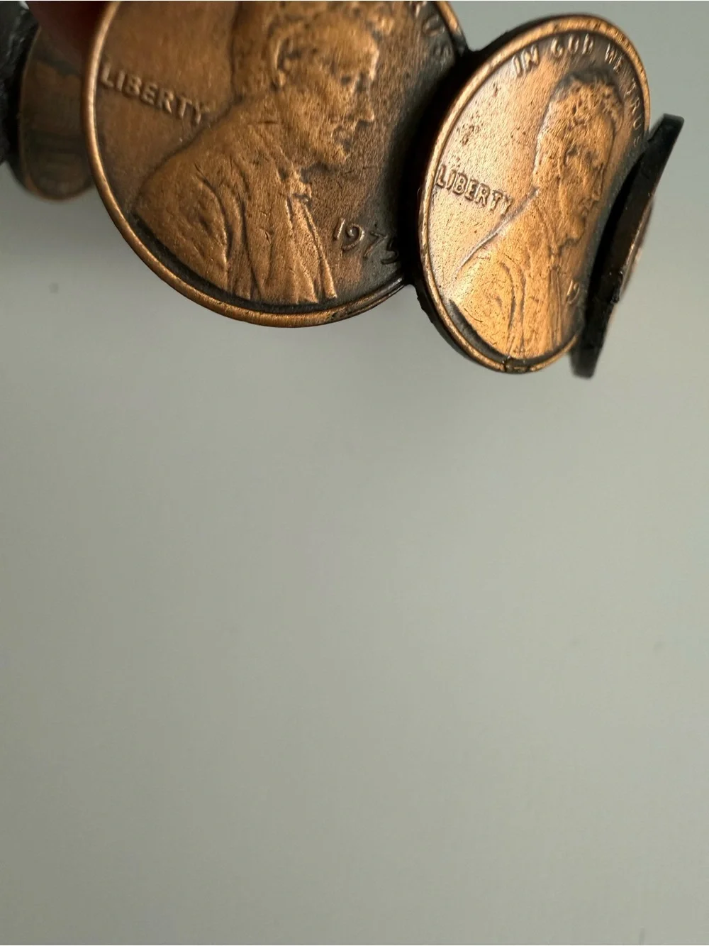 Vintage 1975 Copper Penny Cuff Bracelet